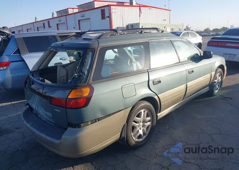 2000 Subaru Outback z USA, uszkodzony, nr VIN 4S3BH6653Y6638985